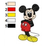 Mickey Mouse Embroidery 1